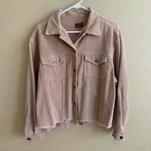 Light pink corduroy jacket!!!